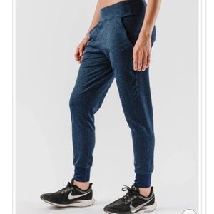 Rabbit joggers, navy marbled, size small